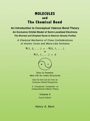 cover image of Molecules and the Chemical Bond